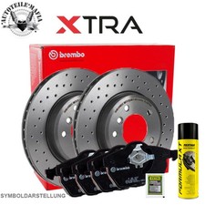 Brembo Bremsensatz + Reiniger Sport XtraVORNE Ø 258 mm Ford Courier Fiesta 5 Fus
