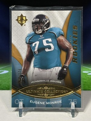 2009 Upper Deck Ultimate Collection #160 Eugene Monroe #/375 Jaguars Rookie