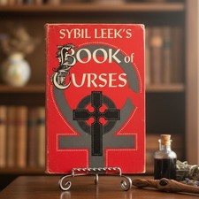 1975 Book of Curses Vintage Occult Hardcover Dust Jacket Magic