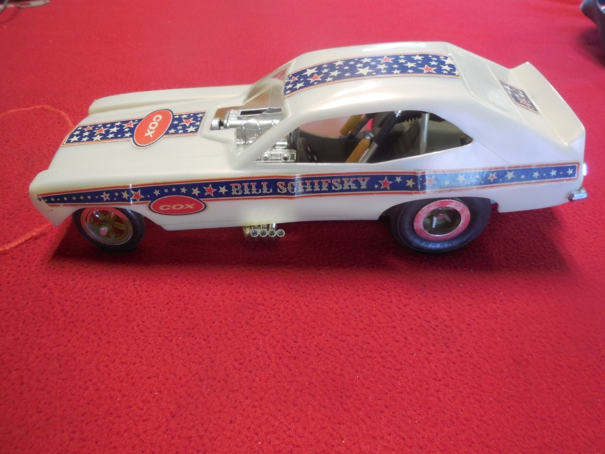 Vintage Cox gas powered Pinto Bill Schifsky funny car dragster