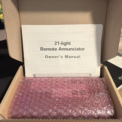 Generac Remote Annunciator 21-Light Control Panel Model G005465-0 MPN 0G5721