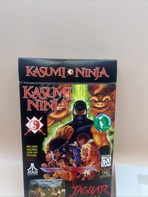 Kasumi Ninja (Atari Jaguar, 1994) Complete CIB w/ Manual & Protector Case