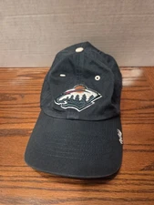 Minnesota Wild Hat Green Vintage Twins Enterprise Logo Strapback NHL Cap