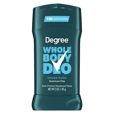 Degree Men Whole Body Deodorant Stick, Ocean Rush Scent, 3 Ounce (Pack of 1) 
