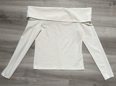 COS Women s Off The Shoulder Long Sleeve Pullover Top Medium Read