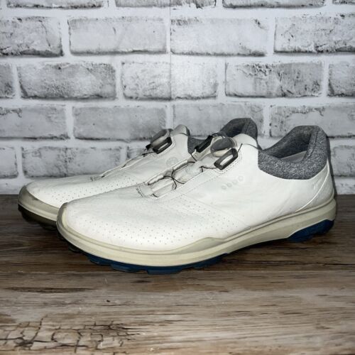 Ecco Golf White Golf BOA Shoes Mens Size 47 Extra Width