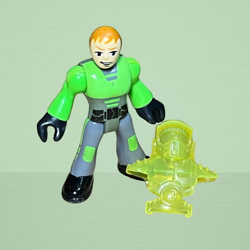 Fisher Price Imaginext Triceratops & Raptor Dinosaurs With Rider Action Figures - Picture 12 of 14