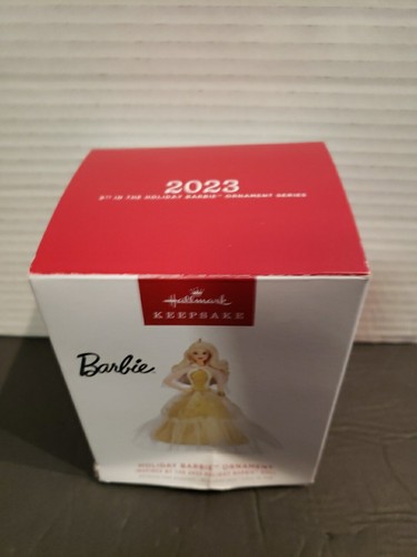 2023 Hallmark Holiday Barbie Keepsake Christmas Ornament Blonde FREE SHIPPING - Picture 3 of 3