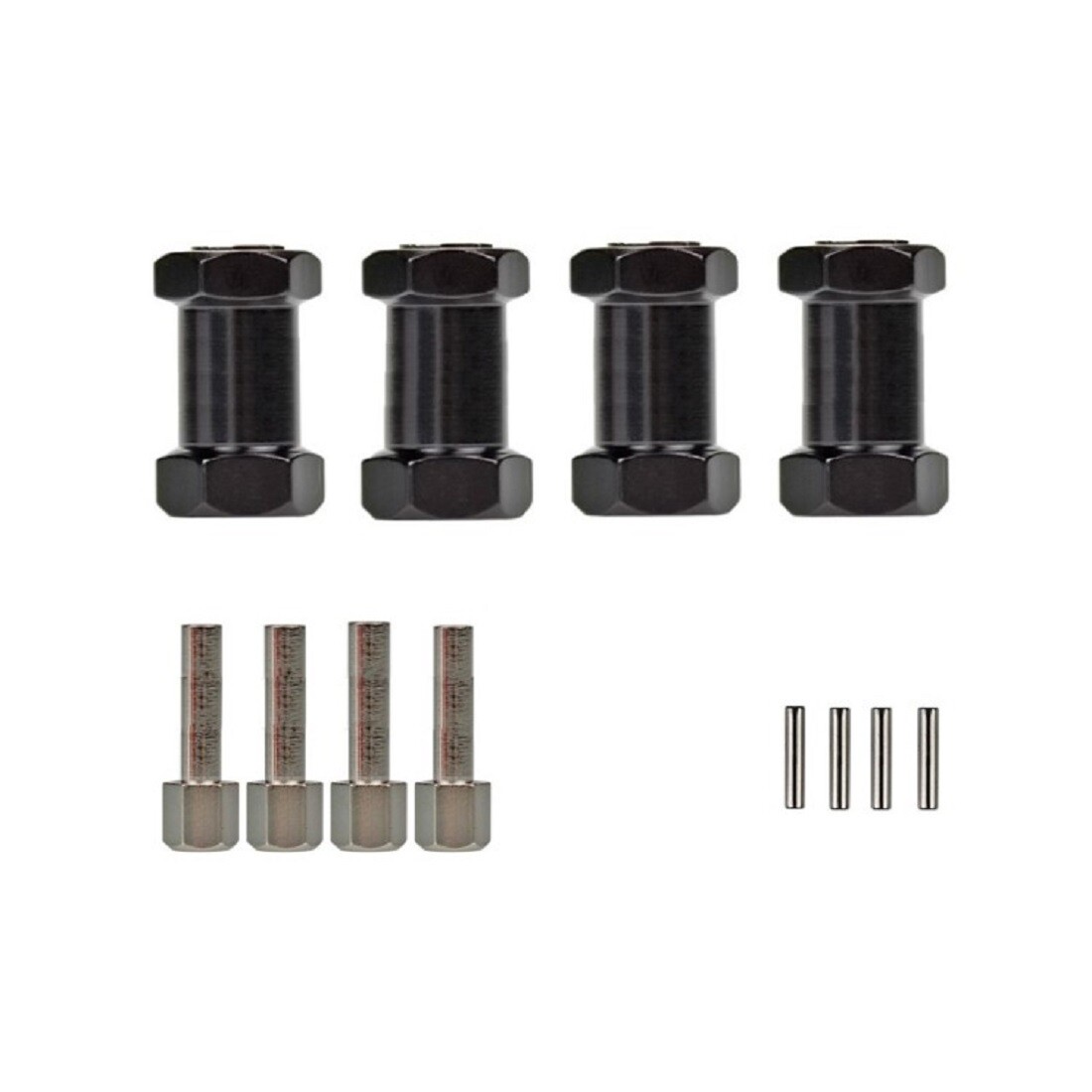 12mm Widen Extender Hex Wheel Extension Adapter Set for Axial SCX10 1/10 RC Car