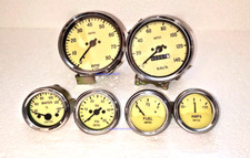 Smiths Replica Kit- Elec Temp Oil Fuel AmpGauge+ 0-140KMHSpeedo+0-80RPM 100mm YC