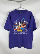 Mickey Mouse vintage 90s Donald Duck Goofy big logo tee