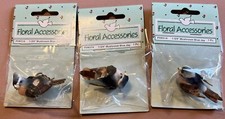 NEW Wang's Intl. Blue Jays Mushroom Mini 1.75" Craft Floral Accessories PHK514