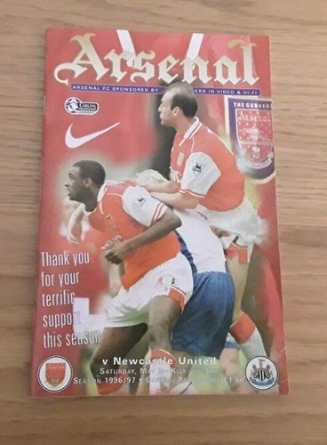 Arsenal 1996/97 Selection of Home League Programmes from menu Away Teams M-W - Picture 8 of 9