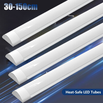 LED 60/90/120/150cm Wannenleuchte Deckenleuchte Feuchtraumlampe Werkstatt Röhre