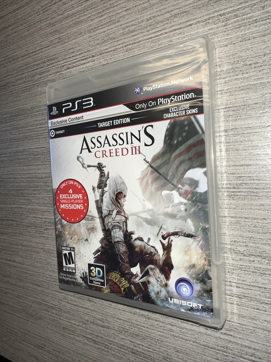 Assassin's Creed III Sony Playstation 3 PS3 BRAND NEW