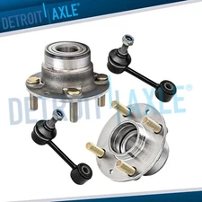 Rear Wheel Bearing Hubs Sway Bars for 1998-2001 Kia Sephia 2000-2004 Spectra