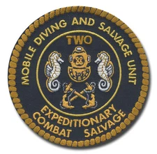 US Navy Mobile Diving and Salvage Unit (MDSU) Two patch L231