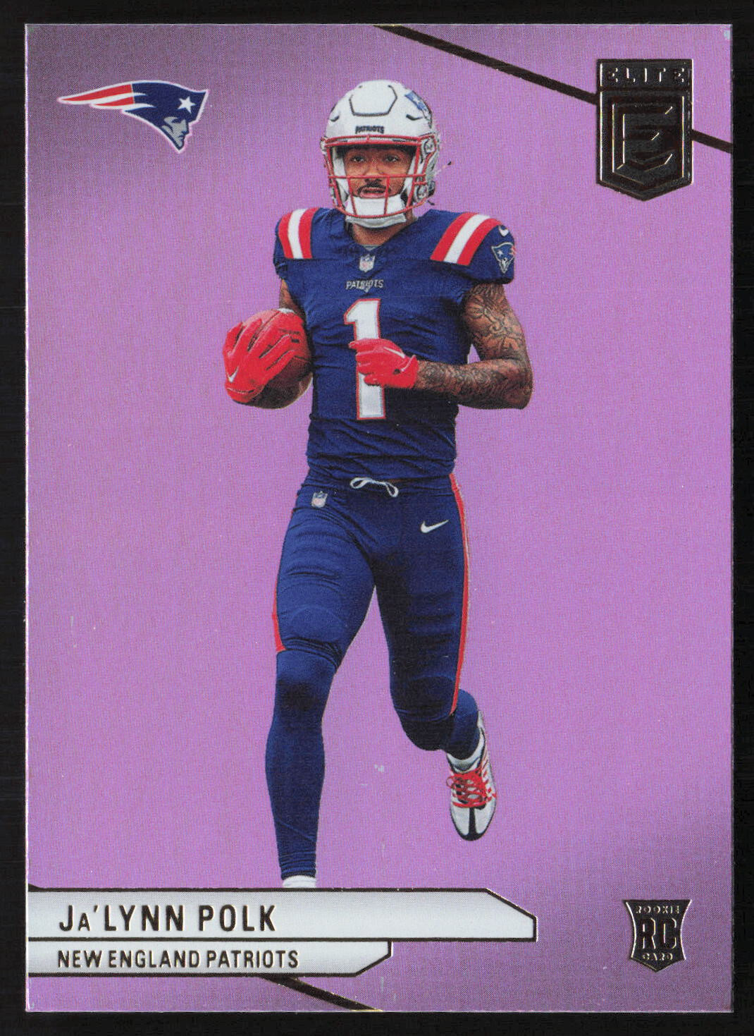 2024 Panini Donruss Elite - Rookies Pink #153 Ja'Lynn Polk (RC)
