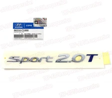 GENUINE ® NAMEPLATE EMBLEM LIFT GATE TRUNK "SPORT 2.0T" SONATA 15-17 86316C1000