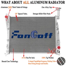 For 2011-2021 Jeep Grand Cherokee/ Dodge Durango 3.6L 5.7L 2 Row Core Radiator