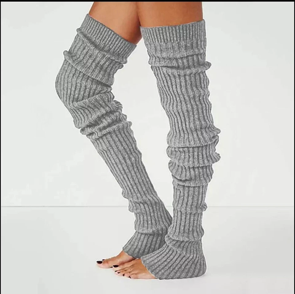 Legwarmers, Coxa Alta, Unissex, Todas as Cores e Estilos, Pernas Quentes - Imagem 2 de 4