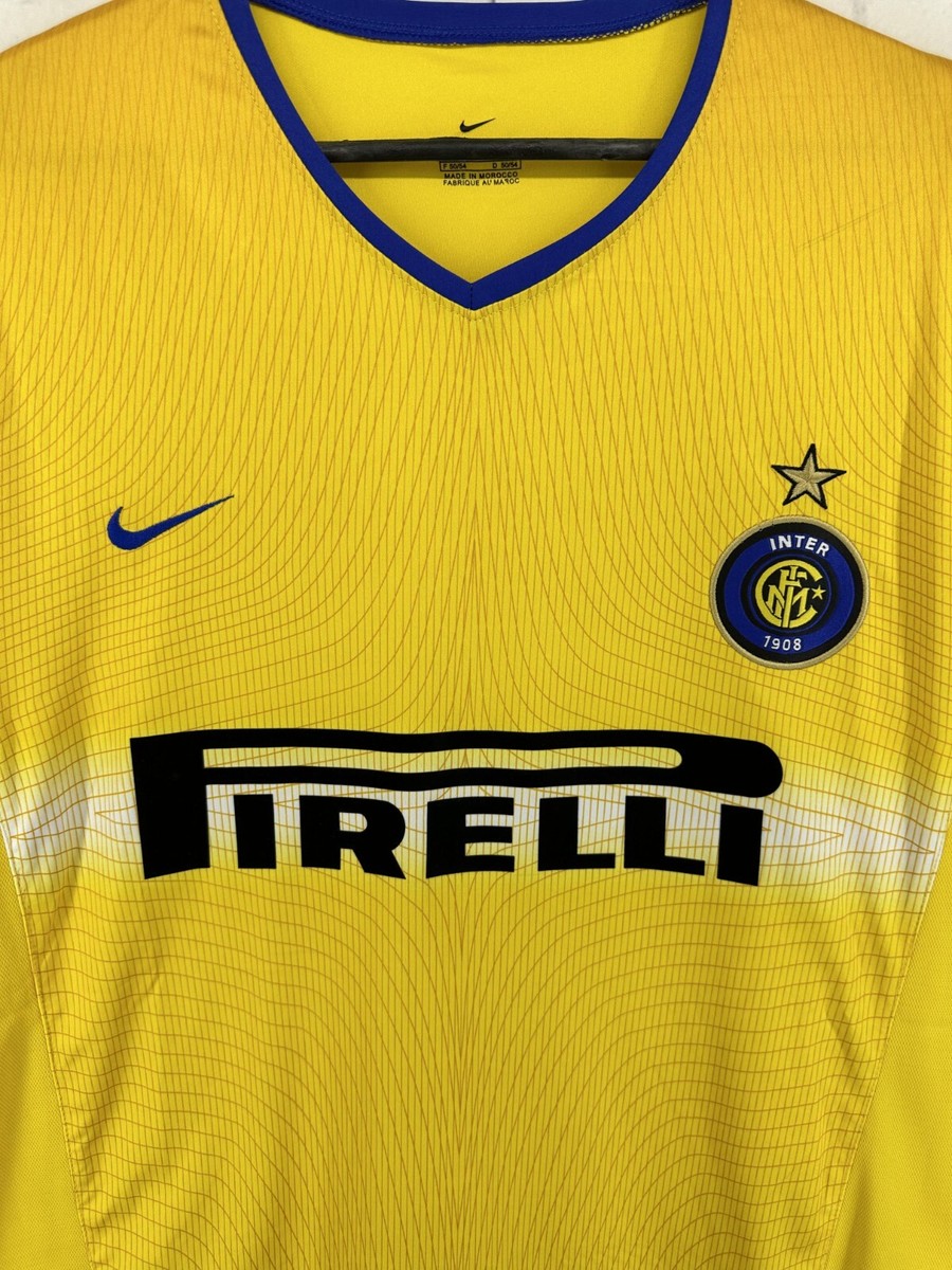 Maillot Vintage Inter Milan 2002-2003 Troisième - Taille M, Parfait état, Origine Royaume-Uni
