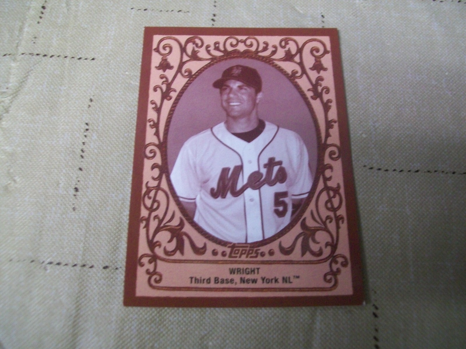 2008 Topps Trading Card History David Wright TCH27
