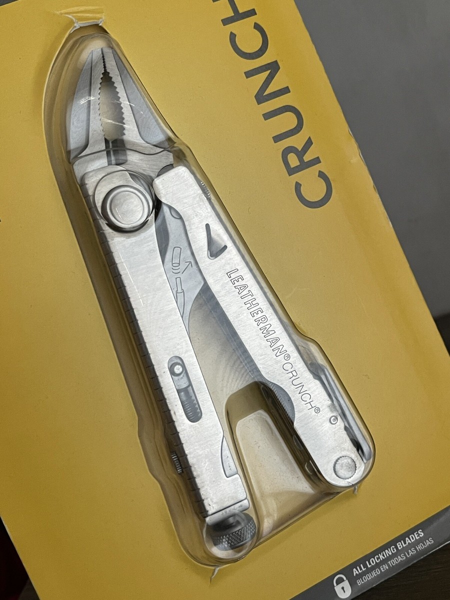 LEATHERMAN -  LEATHERMAN TOOL CRUNCH（クランチ) 皮ケース付き LEATHERMAN／レザーマン・CRUNCHクランチは、ロッキング