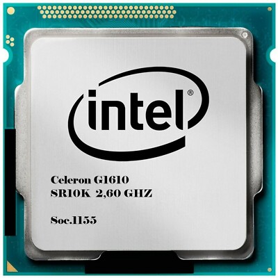 Intel Celeron G1610 Sockel H2/LGA 1155 L3- Cache 2 MB , CPU 2,60 GHz  SR10K
