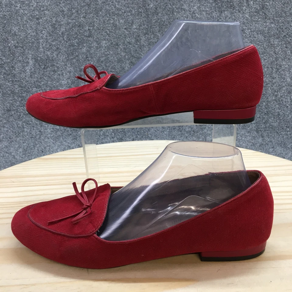 Aerosoles Shoes Womens 10 M Feel Good Loafer Flats Red Bow Casual Low Top - Image 2 of 4