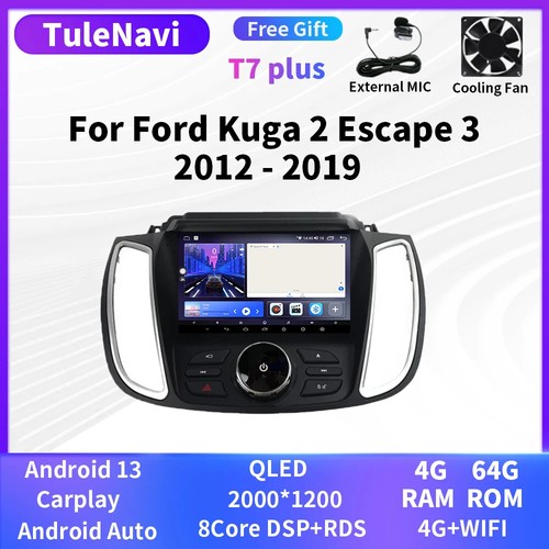 For Ford Kuga 2 Escape 3 2012-2019 Android Multimedia Video Player GPS Car Radio - Picture 31 of 32