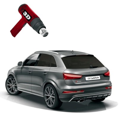 3D-vorgewölbt Tönungsfolie passgenau tiefschwarz 95% Ford Focus C-Max I 2003-