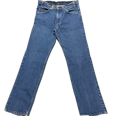 Vintage Levi's Jeans 502 Mens 32x32 Blue Orange Tab Made in USA