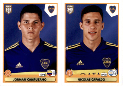 Panini Fifa 365 2021 : Sticker 351 - Jorman Campuzano - Nicolas Capaldo