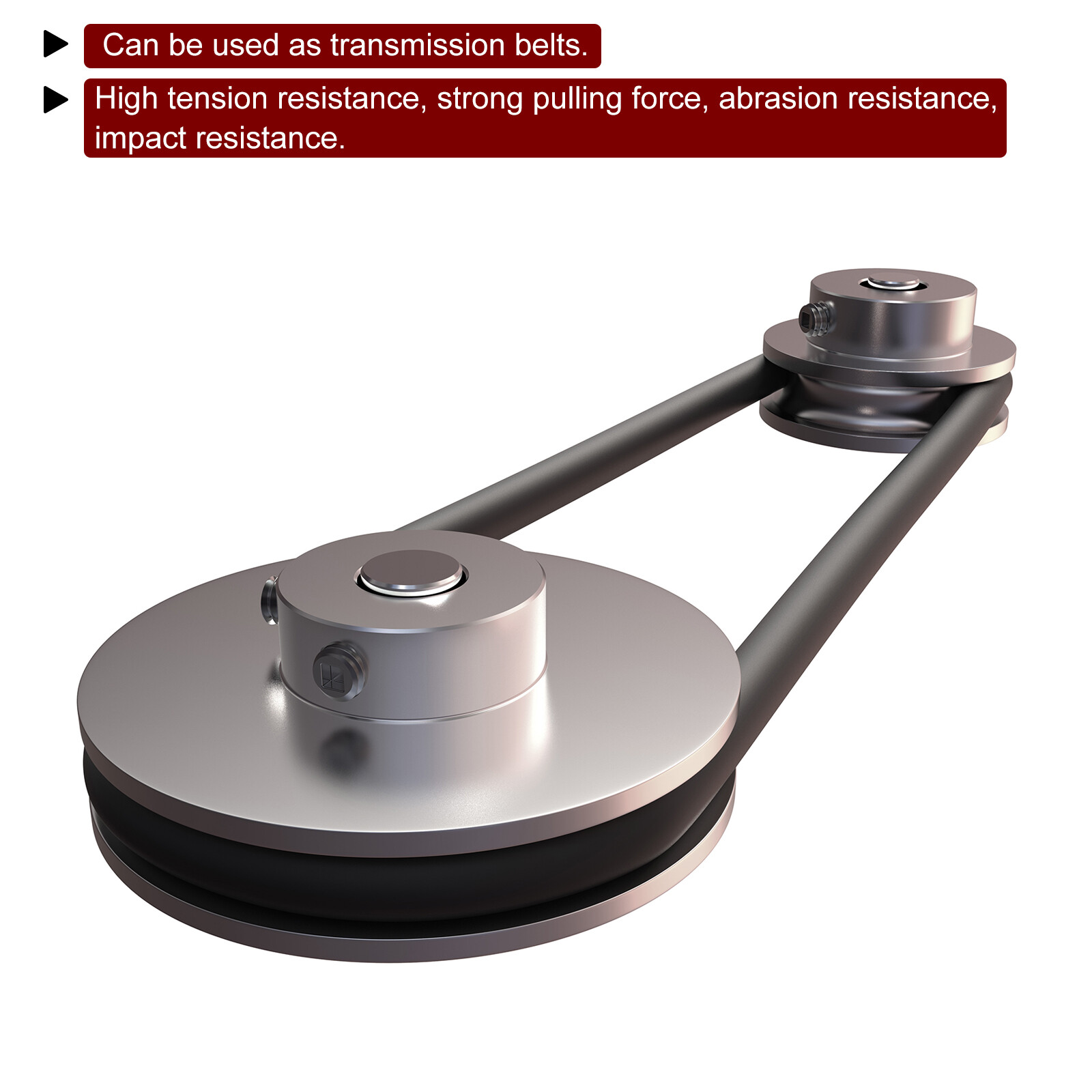 Courroie Ronde PU 3.5mm – 3 Mètres, Surface Lisse, Pour Transmission Mécanique