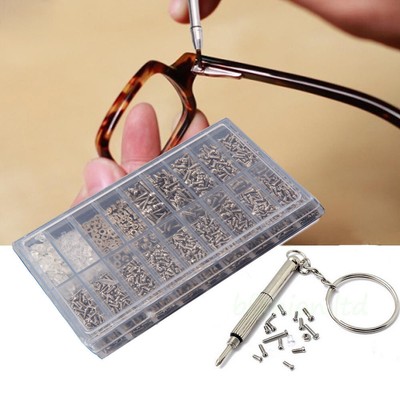 glasses screws and nuts