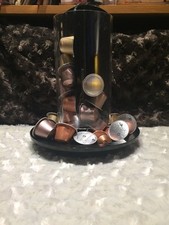 Nespresso Coffee Capsules HOLDER TOTEM Glass Collection Gently Used NOT GLASS