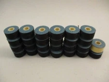 Lot 26 Antique Vintage Summit Sewing Thread Bobbins Spools Black Style A