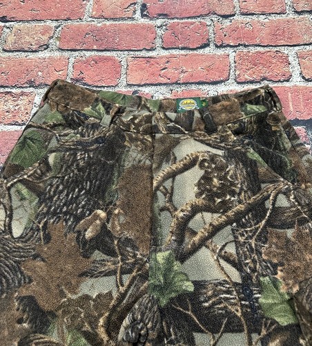 Cabelas Camouflage Fleece Pants Camo Outdoor Cargo Hunting Mossy Oak Men’s 36 - Picture 3 of 8