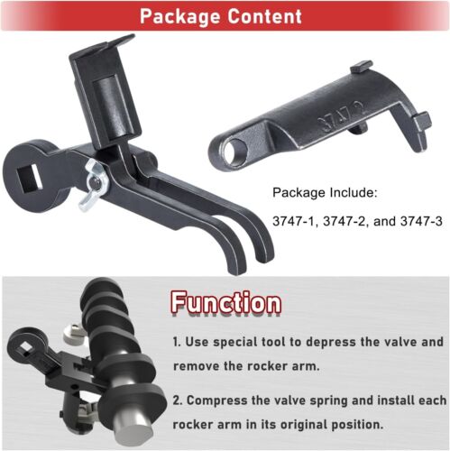Rocker Arm Remover Installer Valve Spring Tool for Chrysler Jeep Dodge 3.7L 4.7L - Picture 5 of 9