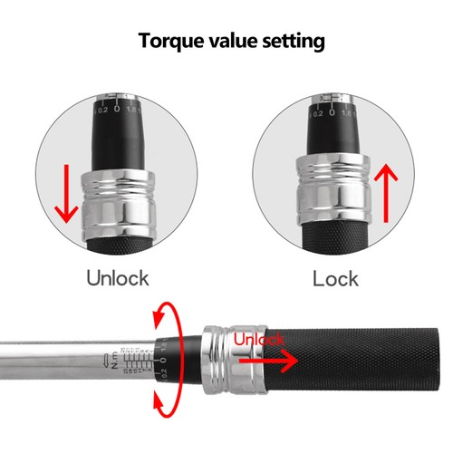 1/4" DR 1-25Nm Adjustable Bike Torque Set Fixing Tools O9L4 - Picture 5 of 12