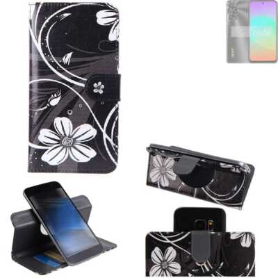 Für Acer Sospiro AX85 360° Schutz Hülle Wallet Case Design Blumen