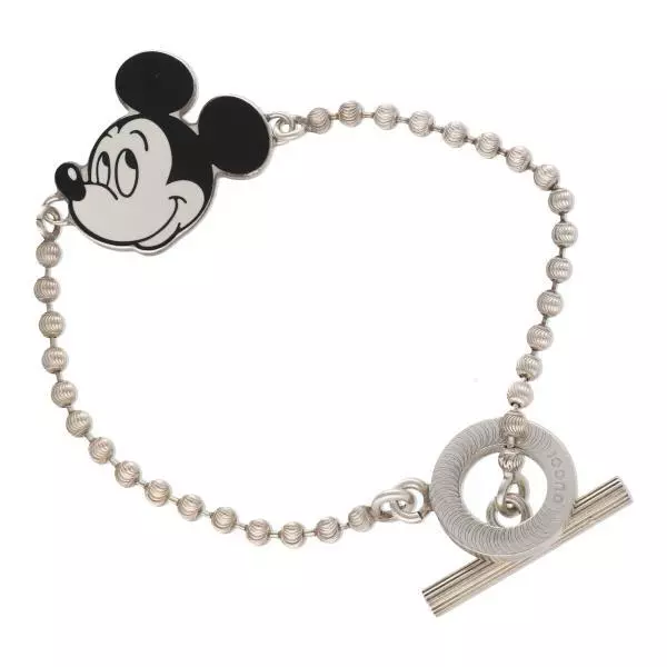 GUCCI x Disney Toggle Bracelet Mickey Mouse Sterling Silver 925