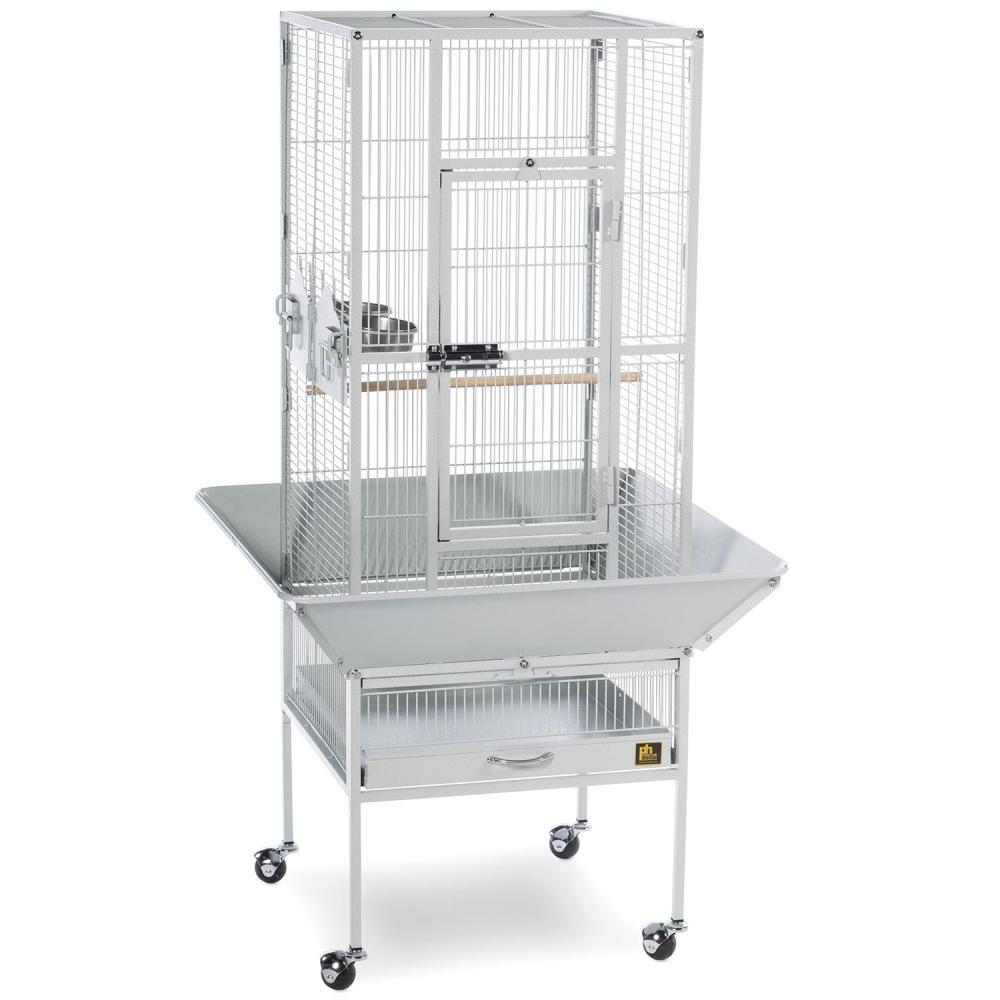 Prevue Pet Products 3351W Park Plaza Bird Cage, Pewter,Small