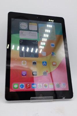 Apple iPad 6.Gen 2018 32GB WiFi  Wlan Space Grau A1893 Displayschaden #5183