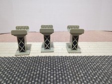 LOT 3 THOMAS THE TRAIN TRACK RISERS SUPPORTS BRIDGE GREY GRAY PLASTIC GIFT