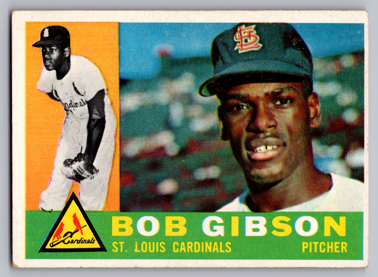 1960 TOPPS #73 BOB GIBSON CARDINALS