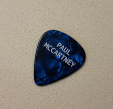 PAUL McCARTNEY GUITAR PICK STAGE CONCERT TOUR BEATLES 2016 DESERT TRIP PLECTRUM