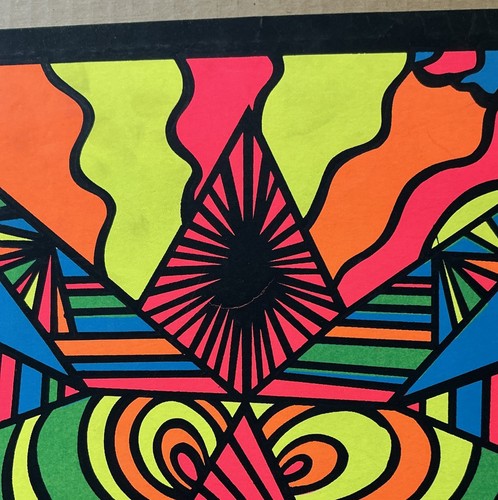 THIRD EYE "In My Room" #870 Black Light Poster ‘69 RARE Orig Gary Edwards ~WOW! - Picture 7 of 9