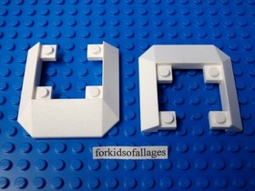 LEGO 2876 Wedge 6x6 Cutout Train Roof White (Star Wars 7659 Imperial Landing...)